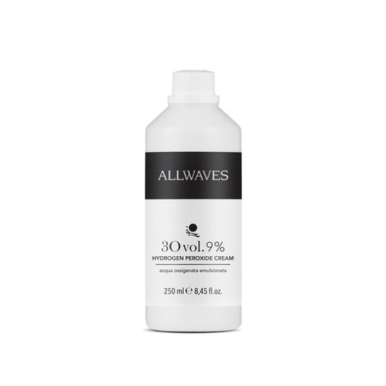 Allwaves Hydrogen Peroxide Cream Oksydant 9% 250ml Allwaves