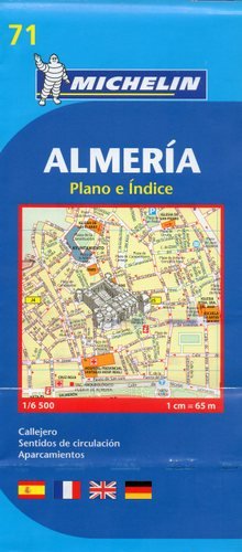 Almeria. Mapa 1:6 500 Michelin Travel Publications