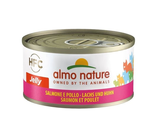 Almo nature hfc jelly - łosoś i kurczak 70 g Almo Nature