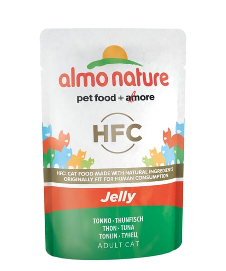 Almo Nature HFC, Karma mokra dla kota jelly Tuńczyk 55 g Almo Nature