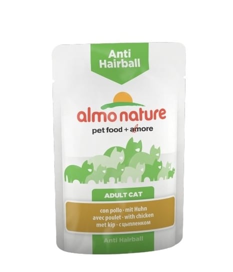 Almo Nature, Karma mokra dla kota hairball, kurczak, 70g Almo Nature