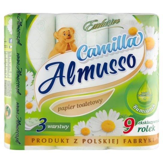 Almusso Camilla Papier Toaletowy Rumiankowy 9 Rolek Almus