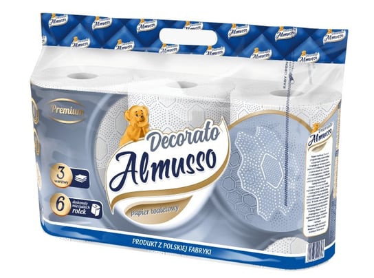 Almusso Decorato Papier Toaletowy 3-Warstwowy 6 Rolek Almus