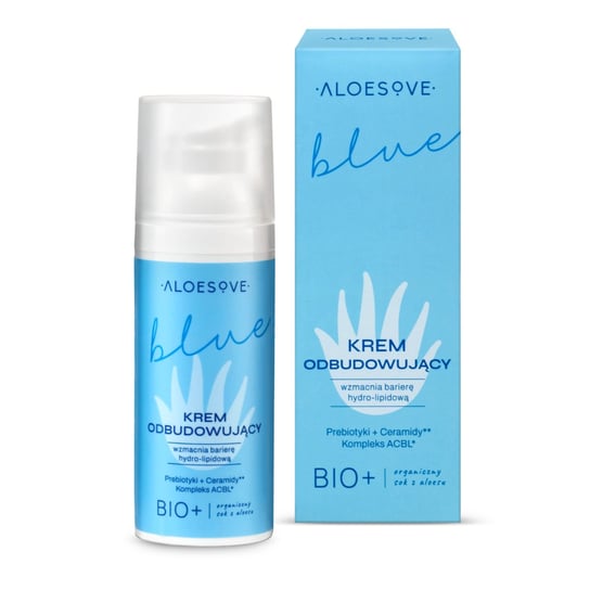 Aloesove Blue, Krem Odbudowujący Do Twarzy, 50ml ALOESOVE