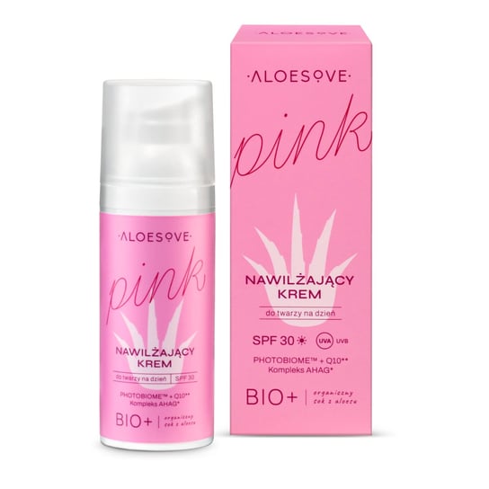 Aloesove Pink, Krem Nawilżający Do Twarzy Na Dzień Spf30, 50ml ALOESOVE