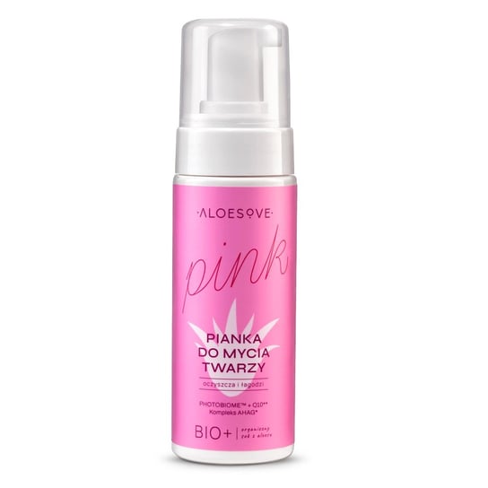 ALOESOVE PINK Pianka myjąca do twarzy 150 ml ALOESOVE