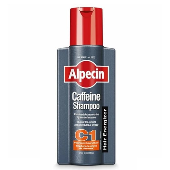 Alpecin, Caffeine Shampoo C1, Wzmacniający szampon do włosów z kofeiną, 250 ml Alpecin