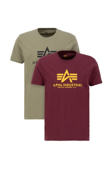 Alpha Industries Basic T 2 Pack, koszulka męska 106524-642 M Alpha Industries