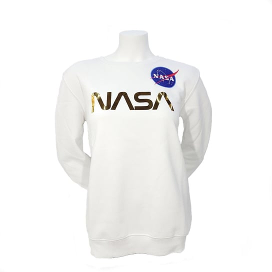 Alpha Industries, Bluza sportowa damska, NASA PM Wmn 198037-438, biały, rozmiar L Alpha Industries