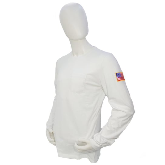Alpha Industries, Bluza sportowa męska, NASA LS 176532-09, biały, rozmiar S Alpha Industries