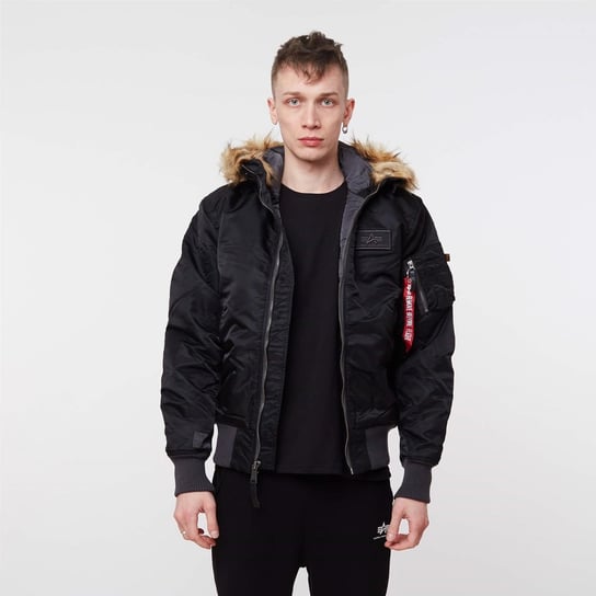 Alpha Industries MA-1 Hooded Cold Weather JACKET BLACK - S Alpha Industries