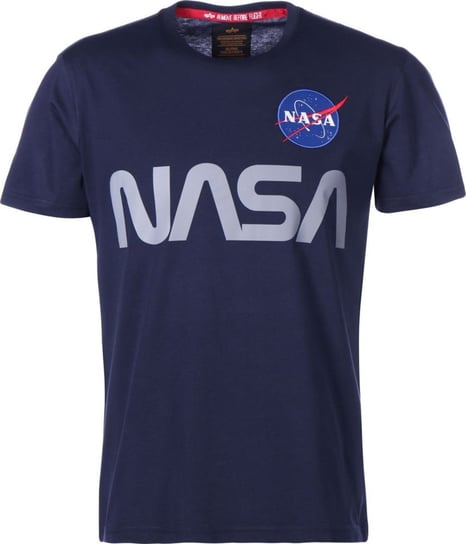 Alpha Industries NASA Reflective T, koszulka męska 178501-07 L Alpha Industries