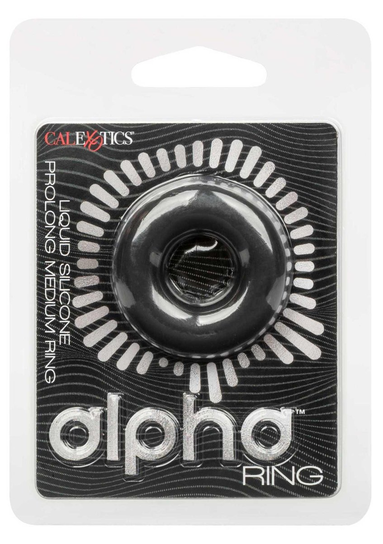 Alpha Prolong Medium Ring Black Scala