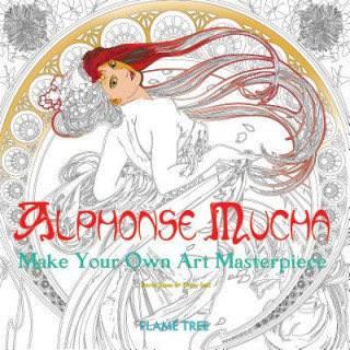 Alphonse Mucha (Art Colouring Book) Seal Daisy