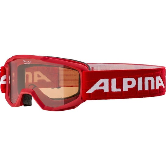 Alpina Junior Piney Red Dziecięce Gogle Narciarskie Snowboardowe Alpina Sport