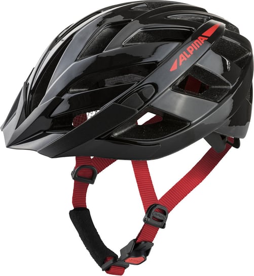 Alpina, Kask rowerowy, Panoma 2.0 Black-Red Gloss, rozmiar 56-59 Alpina Sport