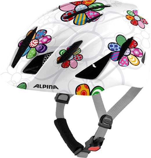 Alpina, Kask rowerowy, Pearlwhite Flower Gloss, rozmiar 50-55 Alpina Sport