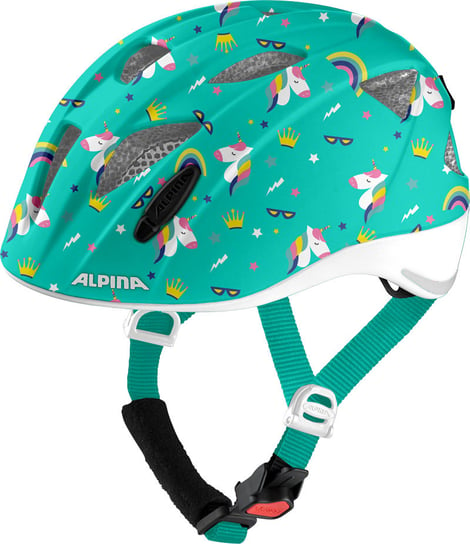 Alpina, Kask rowerowy Ximo Flash Unicorn Gloss, rozmiar 49-54, zielony Alpina Sport