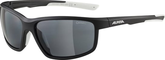 Alpina, okulary rowerower, Defey Black-White, szkło Black Cat.3 Alpina Sport