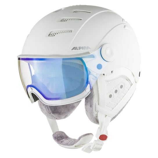 Alpina Sport, Kask narciarski, Jump 2.0 JV VM 9210330, biały, rozmiar 55/58 Alpina Sport