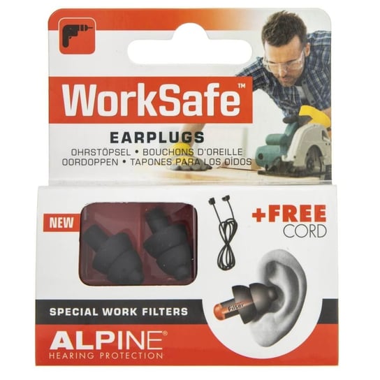 Alpine, WorkSafe, zatyczki do uszu Alpine Hearing Protection