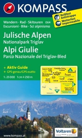 Alpy Julijskie. Mapa 1:25 000 Opracowanie zbiorowe
