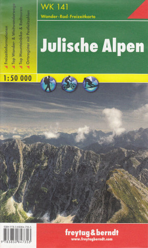 Alpy Julijskie. Mapa 1:50 000 Opracowanie zbiorowe