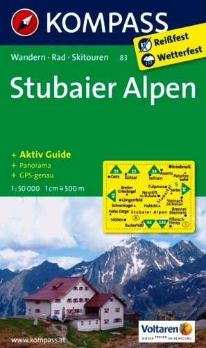 Alpy Stubajskie. Mapa 1:50 000 Opracowanie zbiorowe