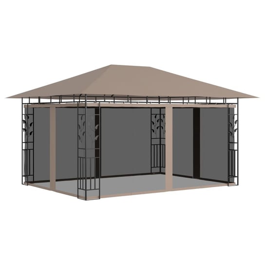 Altana ogrodowa 4x3m, stalowa konstrukcja, dach z  / AAALOE Inna marka
