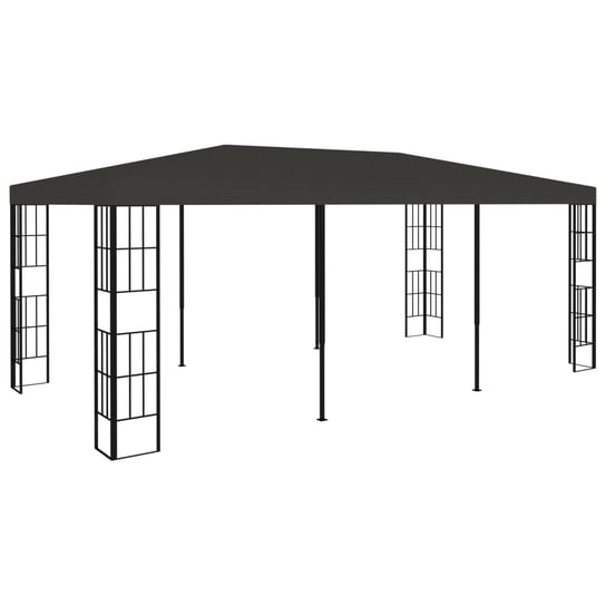 Altana ogrodowa 6x3x2,6m, antracytowa, stalowa kon Zakito Europe