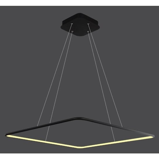 Altavola Design: Lampa wisząca Ledowe Kwadraty No. 1 in 3k czarna ALTAVOLA DESIGN