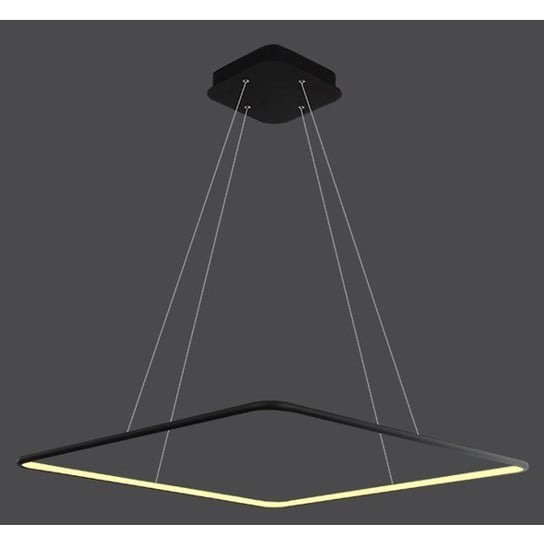 Altavola Design: Lampa wisząca Ledowe Kwadraty No. 1 in 4k czarna ALTAVOLA DESIGN