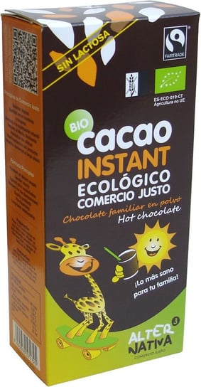 Alternativa, czekolada do picia fair trade bezglutenowa bio, 250 g ALTERNATIVA
