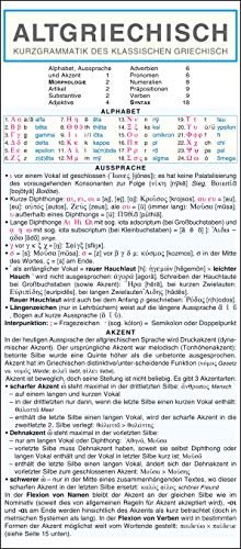 Altgriechisch - Kurzgrammatik des klassischen Griechischen. Die komplette Grammatik anschaulich und verständlich dargestellt Muchnova Dagmar