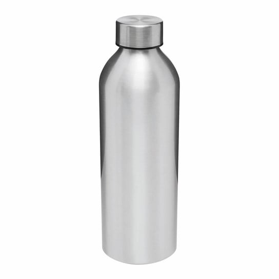 Aluminiowa butelka do picia JUMBO TRANSIT, srebro UPOMINKARNIA