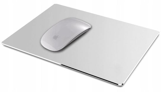 Aluminiowa podkładka pod mysz PC Apple magic mouse | srebrny VORTEX