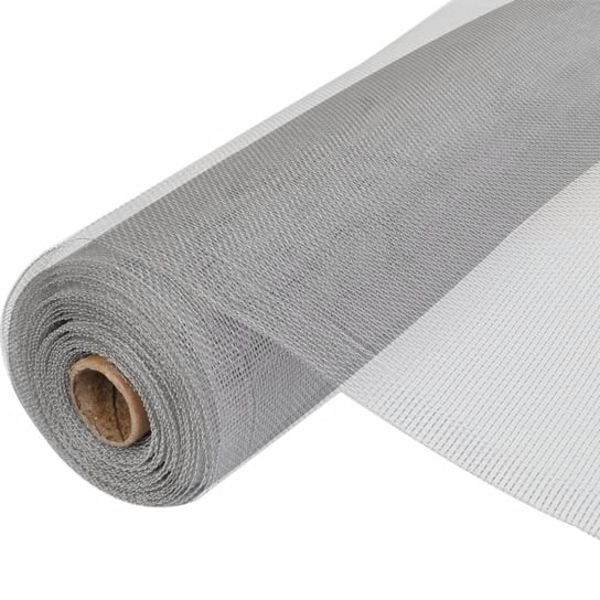 Aluminiowa siatka 100x1000 cm, srebrna, 125g/m², 2 Zakito Europe