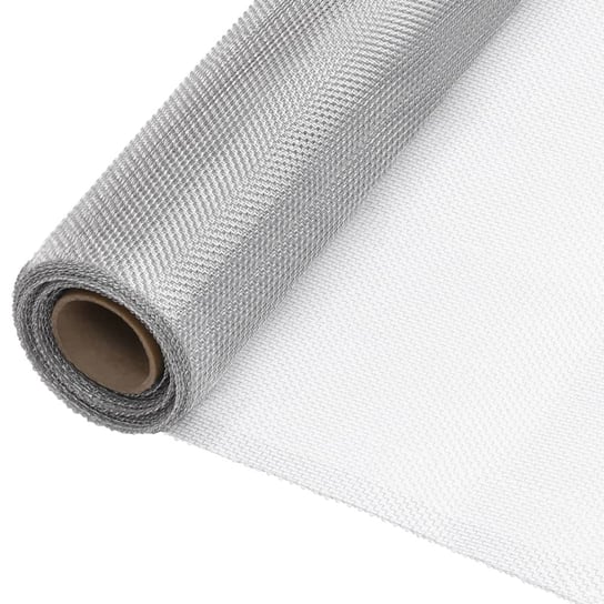 Aluminiowa siatka 80x500cm srebrna - odporna na rd / AAALOE Zakito Home