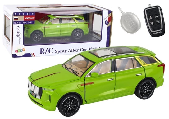 Aluminiowy Model Samochodu Rc 1:24 C Kolor Zielony Lean Toys