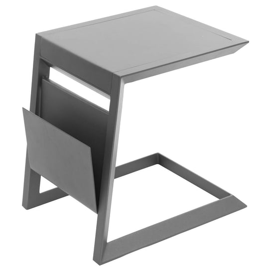 Aluminiowy stolik z gazetnikiem ALLURE Hesperide