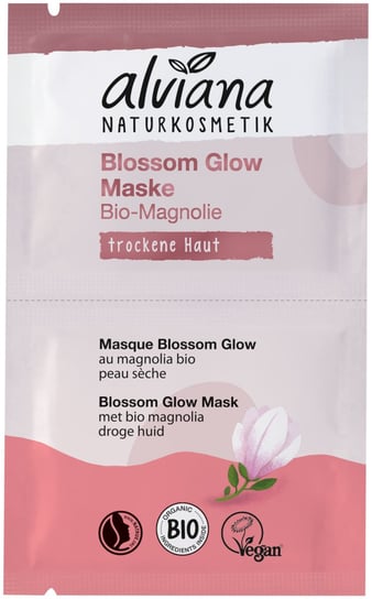 Alviana Blossom Glow, Maska Intensywnie Nawilżająca Z Magnolią, 2x7,5ml Alviana