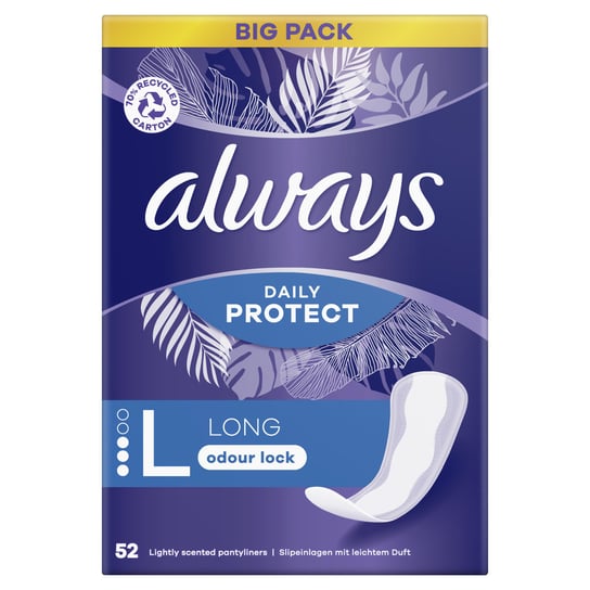 Always, Dailies Extra Protect Large, wkładki higieniczne, 52 szt. Always