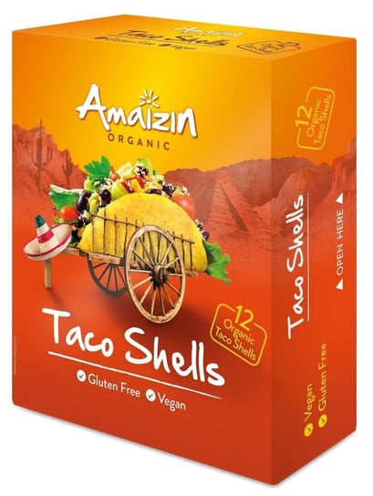 Amaizin, muszle do taco bezglutenowe, 12 sztuk Amaizin