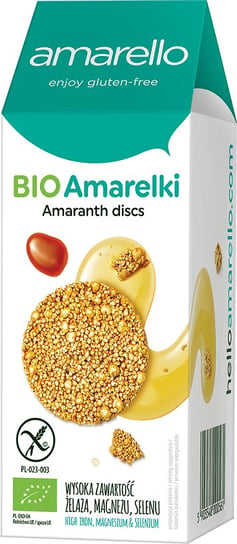 Amarello, amarelki bezglutenowe bio, 72 g AMARELLO