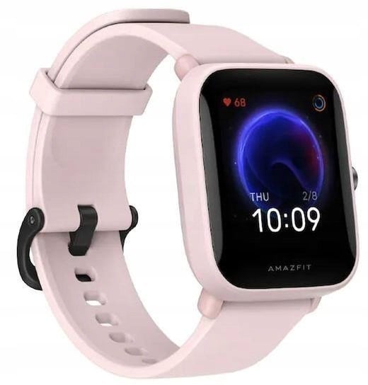 Amazfit, Smartwatch Bip U Pro, różowy Amazfit