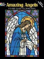 Amazing Angels Stained Glass Coloring Book Green John