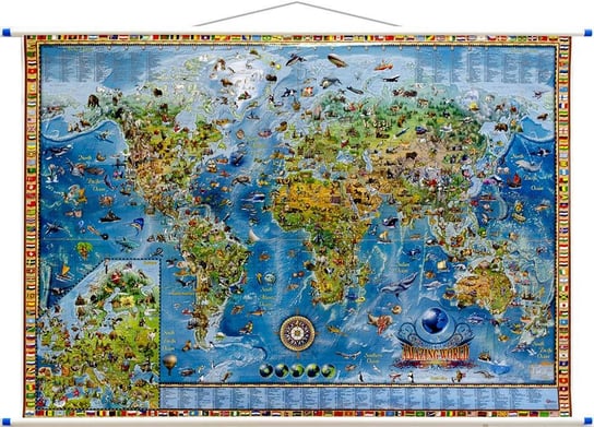 Amazing world - świat dla dzieci mapa ścienna, Ray&Co Ray&Co