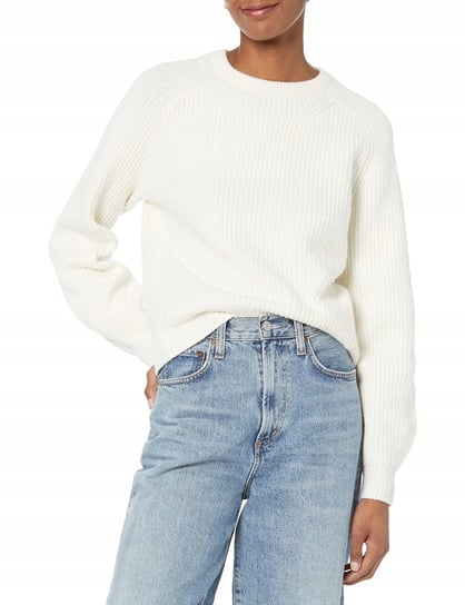 Amazon Essentials Damen Rippstrick-Pullover mit Rundhalsausschnitt M JHK