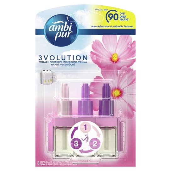 Ambi Pur, 3Volution Flowers&Spring, Wkład do odświeżacza powietrza,20 ml Ambi Pur