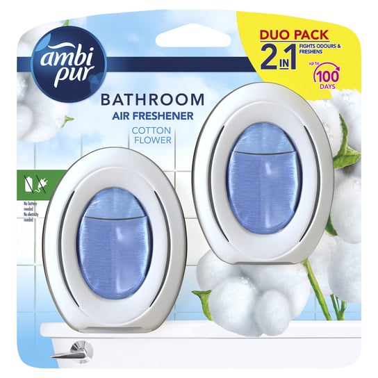 AMBI PUR BATHROOM ODŚWIEŻACZ BAWEŁNA 2X7,5ML Ambi Pur